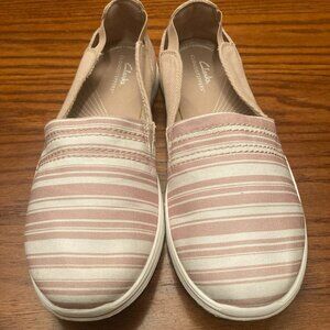 Clarks Cloudsteppers Canvas Slip-On Shoes